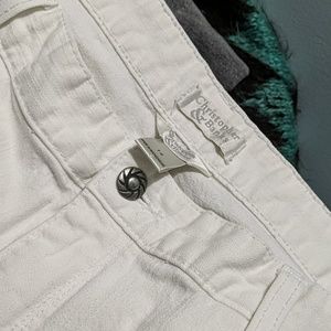 Christopher & Banks white ankle jeans